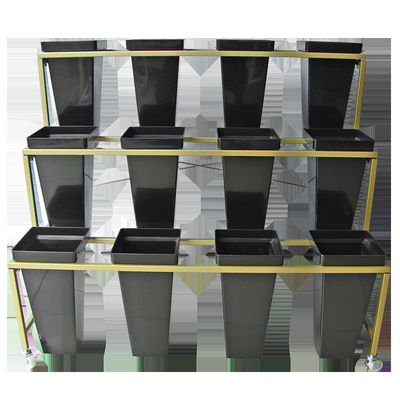 Rak Display Bunga Kedalaman 796mm Tinggi 590mm Bergerak Tiga Lapisan