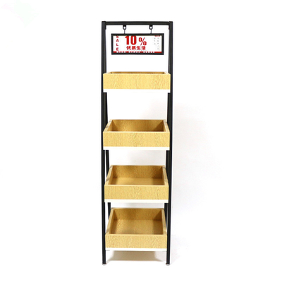 Topeng Kosmetik Rak Display Perhiasan Besi Kayu Tangan Department Store Rak Unggul