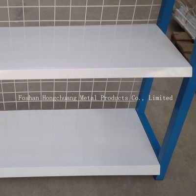Gaya Modernisasi Rak Display Mobil Aksesoris H850mm Dengan Warna Biru