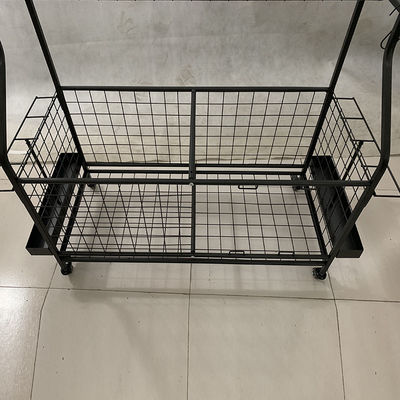 915mm Panjang 420mm Lebar Garasi Penyelenggara Bola Olahraga Untuk Toko Olahraga