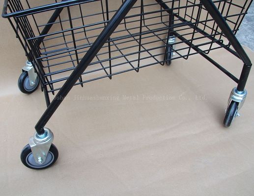 Keranjang Tenis Lipat Lebar 950mm Tinggi 600mm Dengan Roda Dua Lapisan