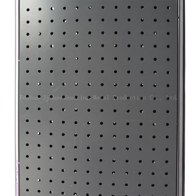 Stabil L400mm W400mm Floor Standing Pegboard Spinner Rack 3 Sisi