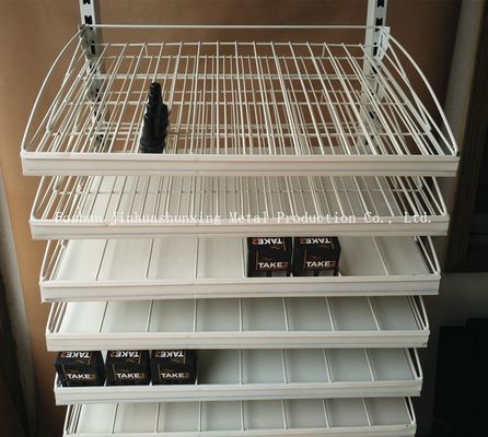 Rak Display Kosmetik 15 Lapisan W475mm H2035mm Untuk Cat Kuku