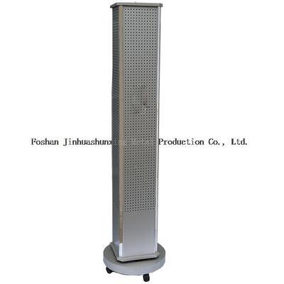 Tinggi 1720mm Lebar Pemegang Brosur Berputar 270mm Untuk Toko Eceran