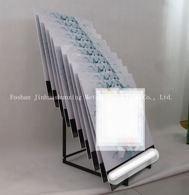 Rak Display Sampel Ubin Tinggi 753mm Lebar 400mm Untuk Showroom Keramik
