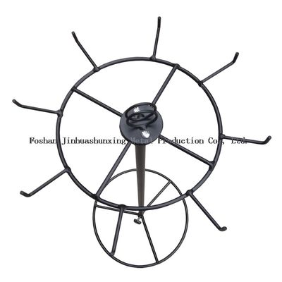 Rak Display Berputar Lebar 550mm Tinggi 100mm Dengan Kait
