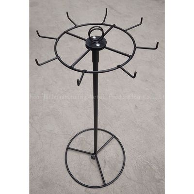 Rak Display Berputar Lebar 550mm Tinggi 100mm Dengan Kait