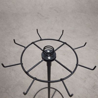 Rak Display Berputar Lebar 550mm Tinggi 100mm Dengan Kait