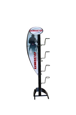 470mm Panjang 370mm Lebar Rak Display Topi, Rak Display Topi Baseball