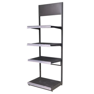 Rak Display Tempat Tidur Bantal Selimut Logam Hitam Supermarket Ritel
