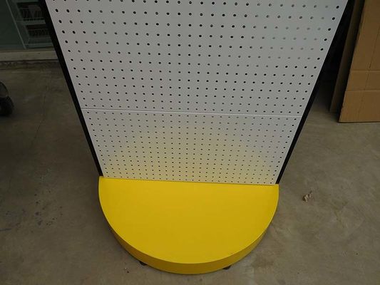 Sertifikat TUV 650mm Lebar Rak Display Baterai Mobil Pegboard