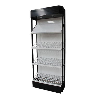 Panjang 960mm Tinggi 2300mm Mobil Aksesori Rak Display Rak Display Bisnis Empat Tingkat