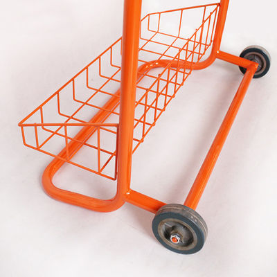 Troli Promosi Rak Supermarket Kustom 3 Tingkatan Toko Ritel