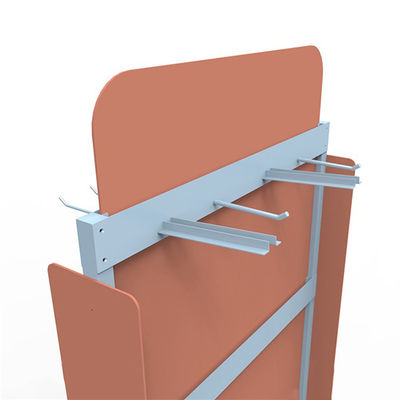 Rak Pajangan Toko Perangkat Keras Kustom LH, Rak Alat Pegboard Dengan Roda