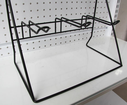 Rak Display Kawat Logam Mini, Layar Wire Mesh Berdiri Untuk Dudukan Earphone Baterai