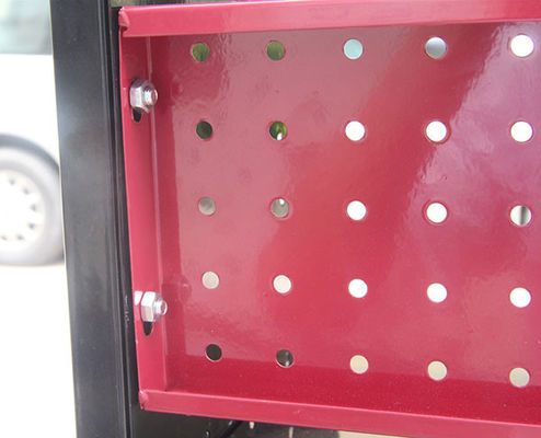 5 Tier ODM Service Metal Storage Stand, Rak Logam Berdiri Bebas Untuk Oli Motor