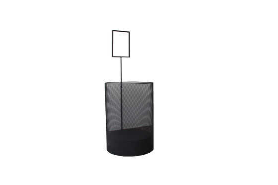 Rak Pajangan Supermarket Balck Powder Coating, Toy Display Stand