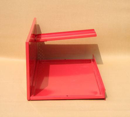 Lapisan Daya HongChuang TUV Approval Pegboard Display Rack Ukuran Mini