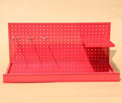 Lapisan Daya HongChuang TUV Approval Pegboard Display Rack Ukuran Mini