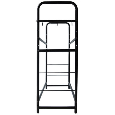Tinggi 1250mm Panjang Rak Penyimpanan Ban 1180mm Dengan Kait