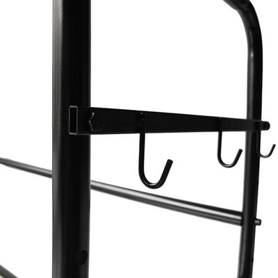 Tinggi 1250mm Panjang Rak Penyimpanan Ban 1180mm Dengan Kait