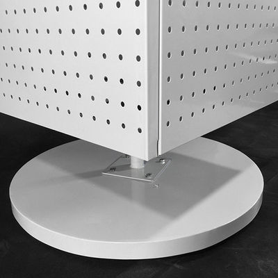 H1440mm W540mm Pegboard Display Rack, Countertop Pegboard Spinner Rack Empat Sisi