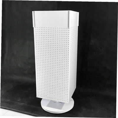 H1440mm W540mm Pegboard Display Rack, Countertop Pegboard Spinner Rack Empat Sisi