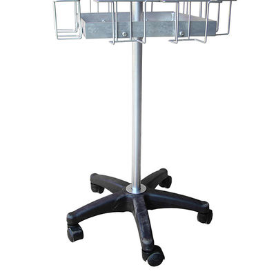 Rak Display Berputar Lebar Empat Sisi 1680mm Tinggi 485mm Dengan Roda