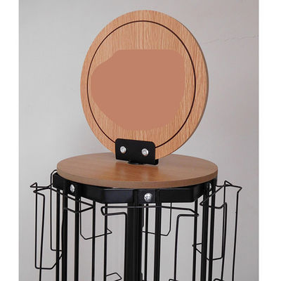 L1680mm W350mm Rotating Retail Display Stand, Rotating Postcard Display Metal