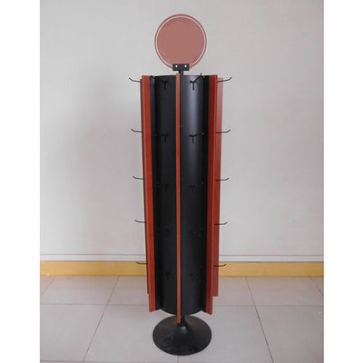 W350mm L350mm Rotating Display Rack, Rotating Retail Display Untuk Kartu Komik