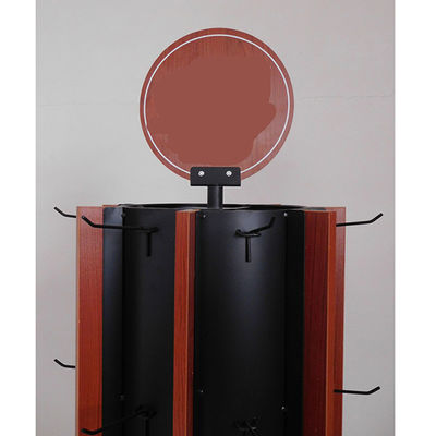 W350mm L350mm Rotating Display Rack, Rotating Retail Display Untuk Kartu Komik