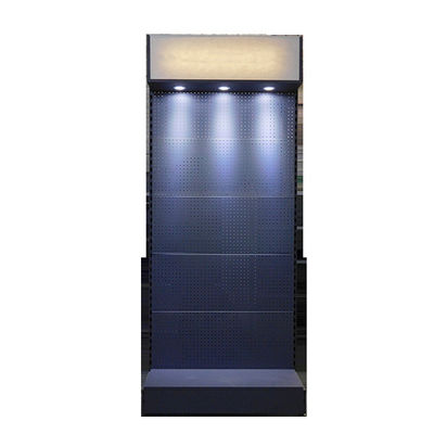 Fashionable 375mm Kedalaman 1030mm Panjang Rak Kawat Pegboard Dengan Kait