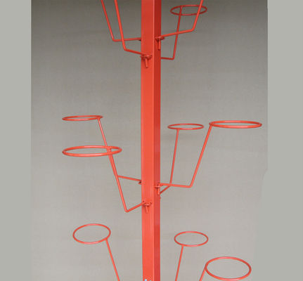 Mobile HongChuang RAL Color Football Display Rack Portable