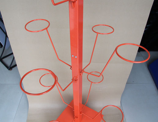 Mobile HongChuang RAL Color Football Display Rack Portable