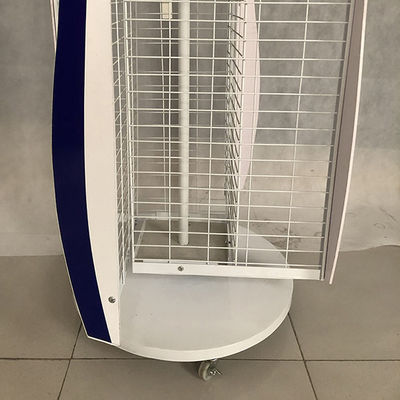 Panjang Putih 600mm Lebar 550mm Layar Bergulir Berdiri Untuk Toko Ritel