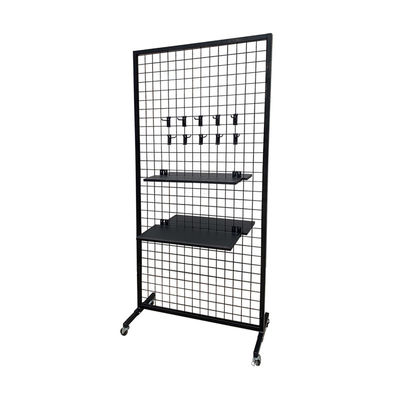 Rak Display Supermarket Dua Sisi Tinggi 1800mm, Rak Display Kelontong