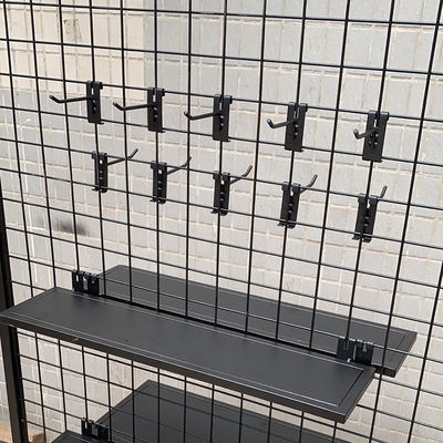 Rak Display Supermarket Dua Sisi Tinggi 1800mm, Rak Display Kelontong