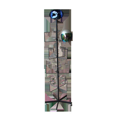 Rak Display Supermarket Tinggi Warna Hitam 1850mm, Rak Helm Pengaman