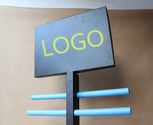 Rak Penyimpanan Peralatan Olahraga H1800mm L450mm, Rak Penyimpanan Skateboard Logo Dicetak