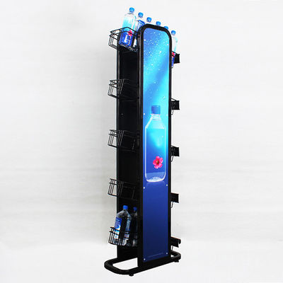 Rak Botol Air Mineral 5 Lantai Dengan Logo Logam 240W * 500L * 1450mmH
