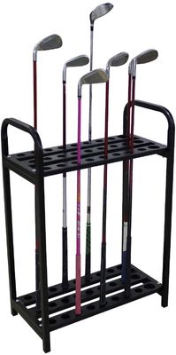 4 X 10.5 X 29 Inches Golf Bag Organizer Club Display Putter Rack Dengan 9 Lubang