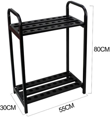 4 X 10.5 X 29 Inches Golf Bag Organizer Club Display Putter Rack Dengan 9 Lubang
