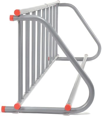 Floor Stand 9 Organizer Penyimpanan Sepeda 111 &quot;L All Steel Grid Rack Powder Coated