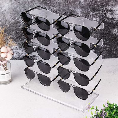 ODM Transparan Sunglasses Display Stand Glasses Rack Holder