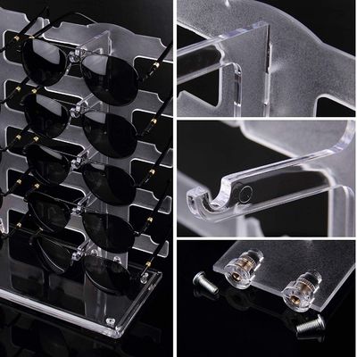 ODM Transparan Sunglasses Display Stand Glasses Rack Holder