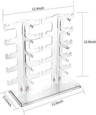 ODM Transparan Sunglasses Display Stand Glasses Rack Holder