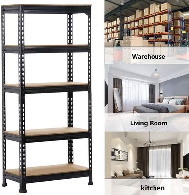 3 Pack Heavy Duty 5 Tier Gudang Rak Penyimpanan Unit Rak Garasi Dapat Disesuaikan 59&quot; H