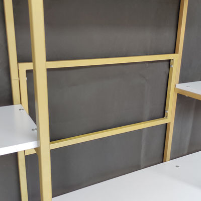 12 Rak Rak Buku Sudut Tangga Industri Dengan 4 Tier Display Shelf Storage Organizer