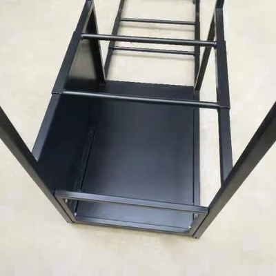 Rak Logam Enam Ban Besi Kustom Untuk Rak Display Toko Toko