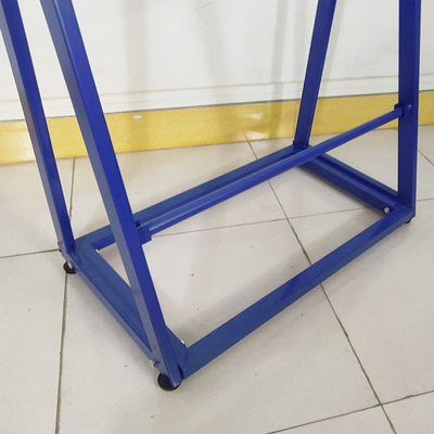 Rak Display Ritel 50kg / Lapisan Baja 4 Tiers Cable Coil Display Rack